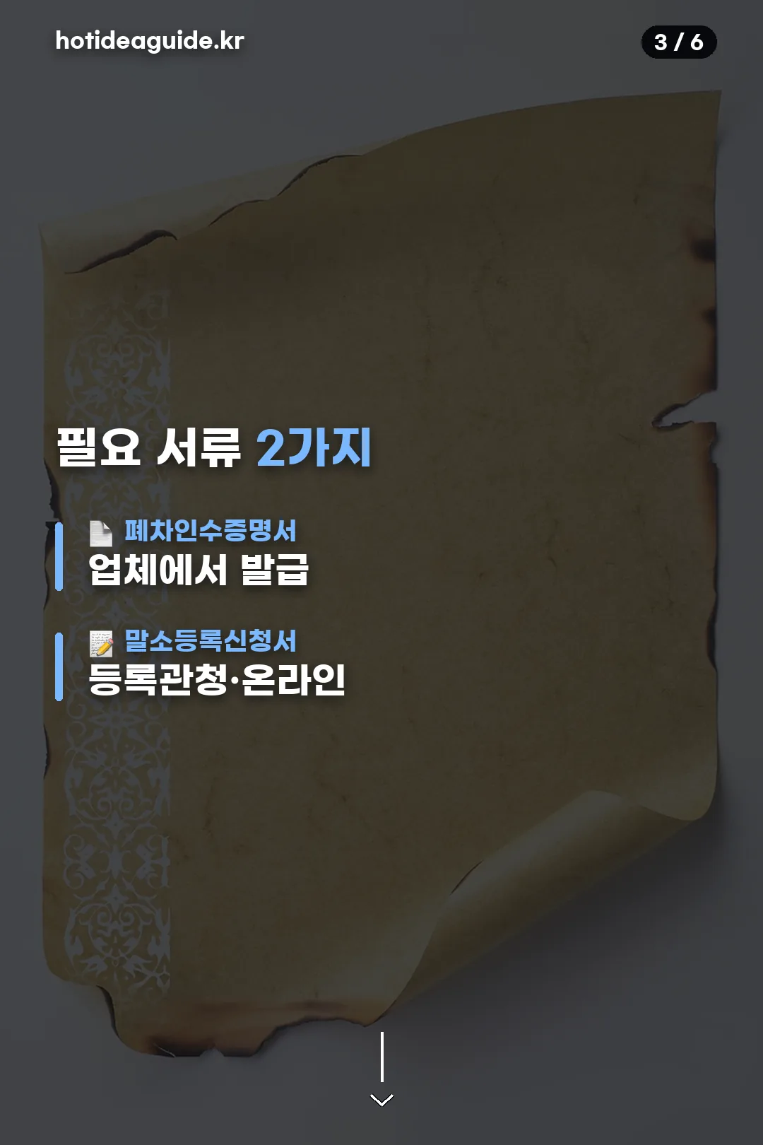 필요 서류 2가지
