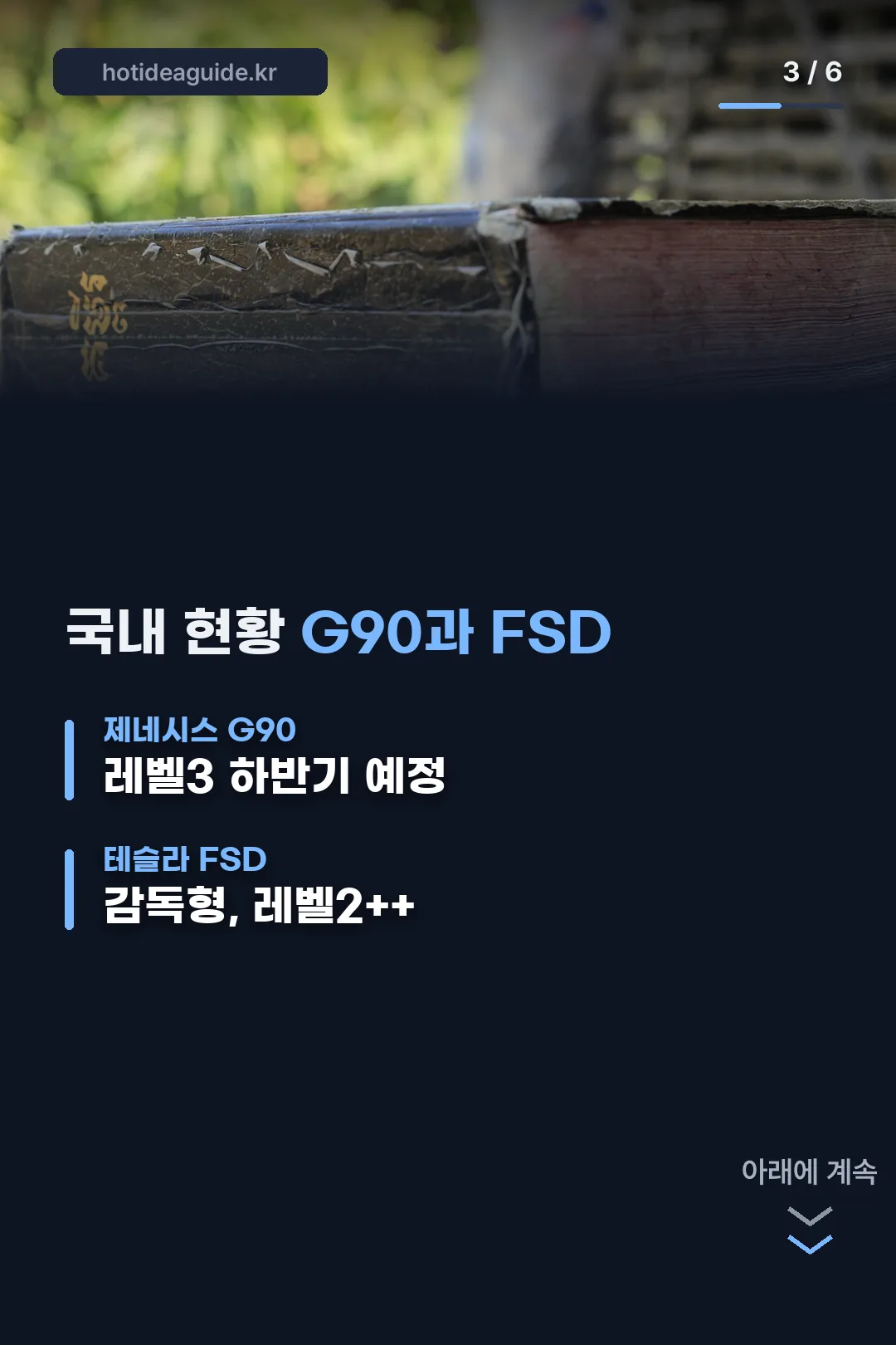 국내 현황 G90과 FSD