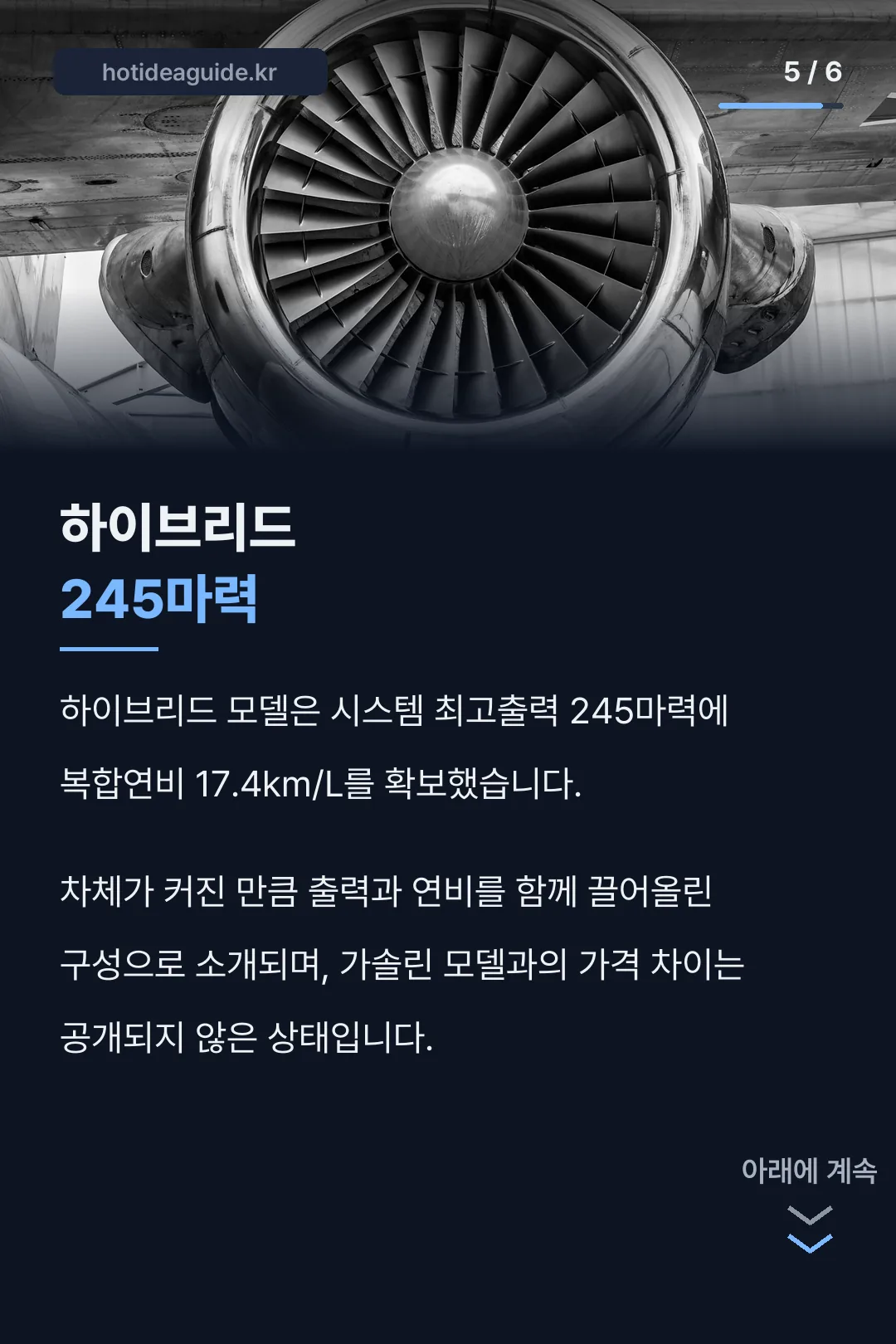 하이브리드 245마력 성능